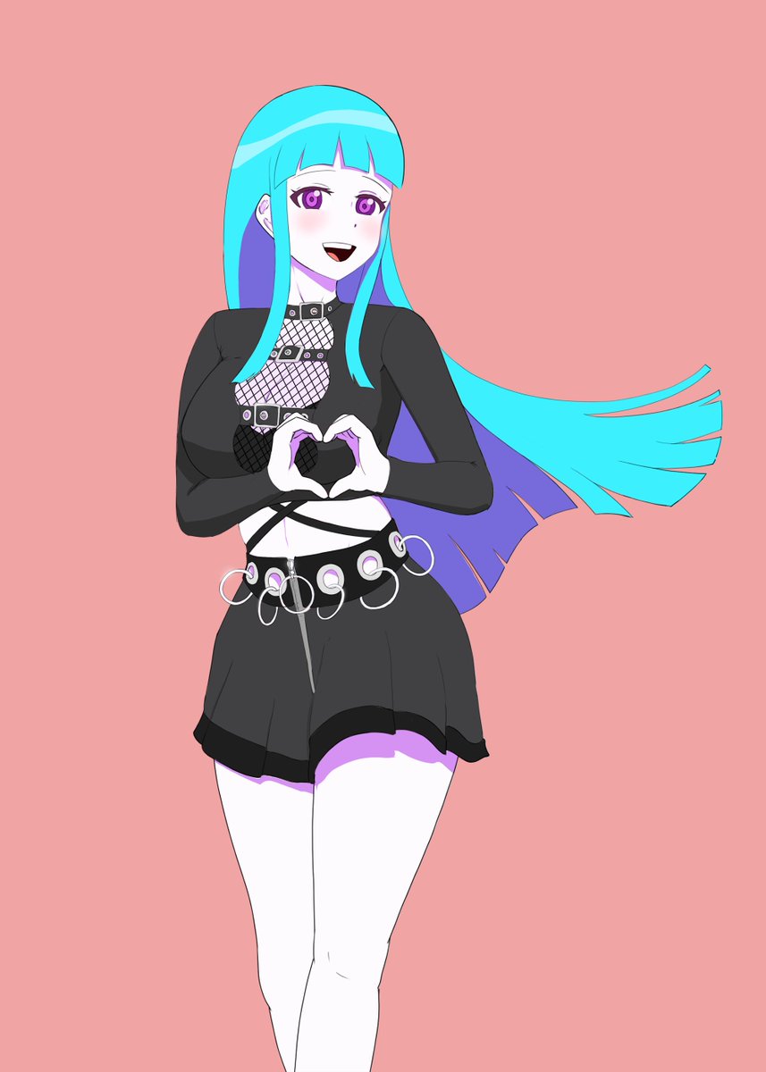 ZedekNeverDraws's tweet photo. redraw of year old sketch
Meme-chan in goth outfit. https://t.co/k62P25IpUb
