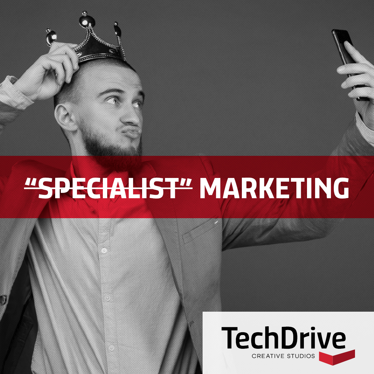 techdrivestudio's tweet photo. Avoid King Know-It-All. You deserve the partner-first approach of TechDrive Studios, built on learning all about you, your business, and your clients. Weβd love to get to know the authentic you; connect with our team at https://t.co/zxc50JpDHD π #DIFFERENTxDESIGN https://t.co/UzBs98xn5n