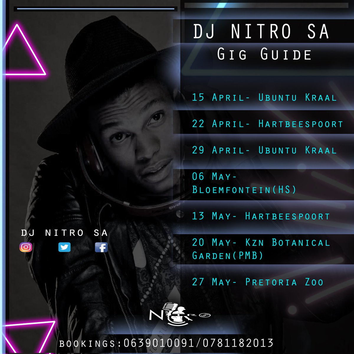 Gig Guide, See You there 🙂