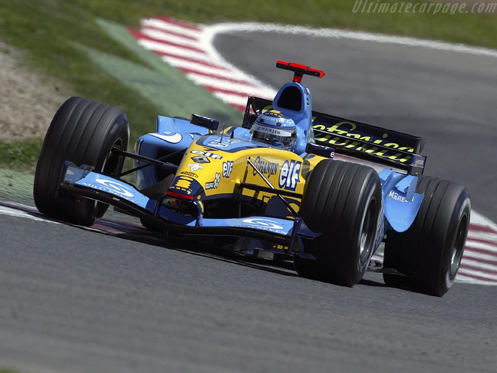 2004 SPAIN Jarno Trulli, Renault R24, Circuit de Catalunya #F1