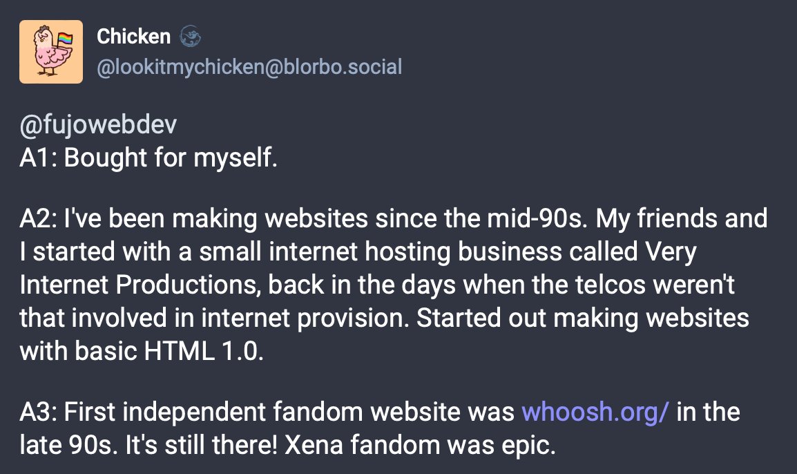 fujowebdev's tweet photo. WE LOVE TO SEE IT!! Thank you for taking the time to answer our starter questions on blorbo./social, Chicken!
#FujoGuide fans, Backing us for as a little 1 USD gets you access to our behind-the-scenes updates and to our post-Kickstarter “a la carte” shop! (link in profile) https://t.co/oDFHJmu5qh