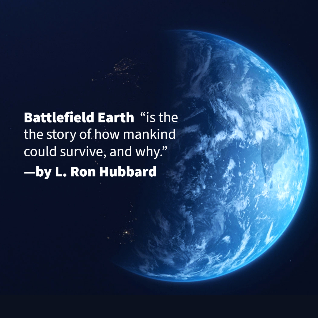 BE_the_Book's tweet photo. In the 1983 interview with the Rocky Mountain News, Mr. Hubbard was asked about the message he intended to convey. You can find the full answer in the 21st-century edition of Battlefield Earth.

https://t.co/QtqIddogLa

#LRHubbard #BattlefieldEarth #ReaderDecision https://t.co/U10sJt3Yma