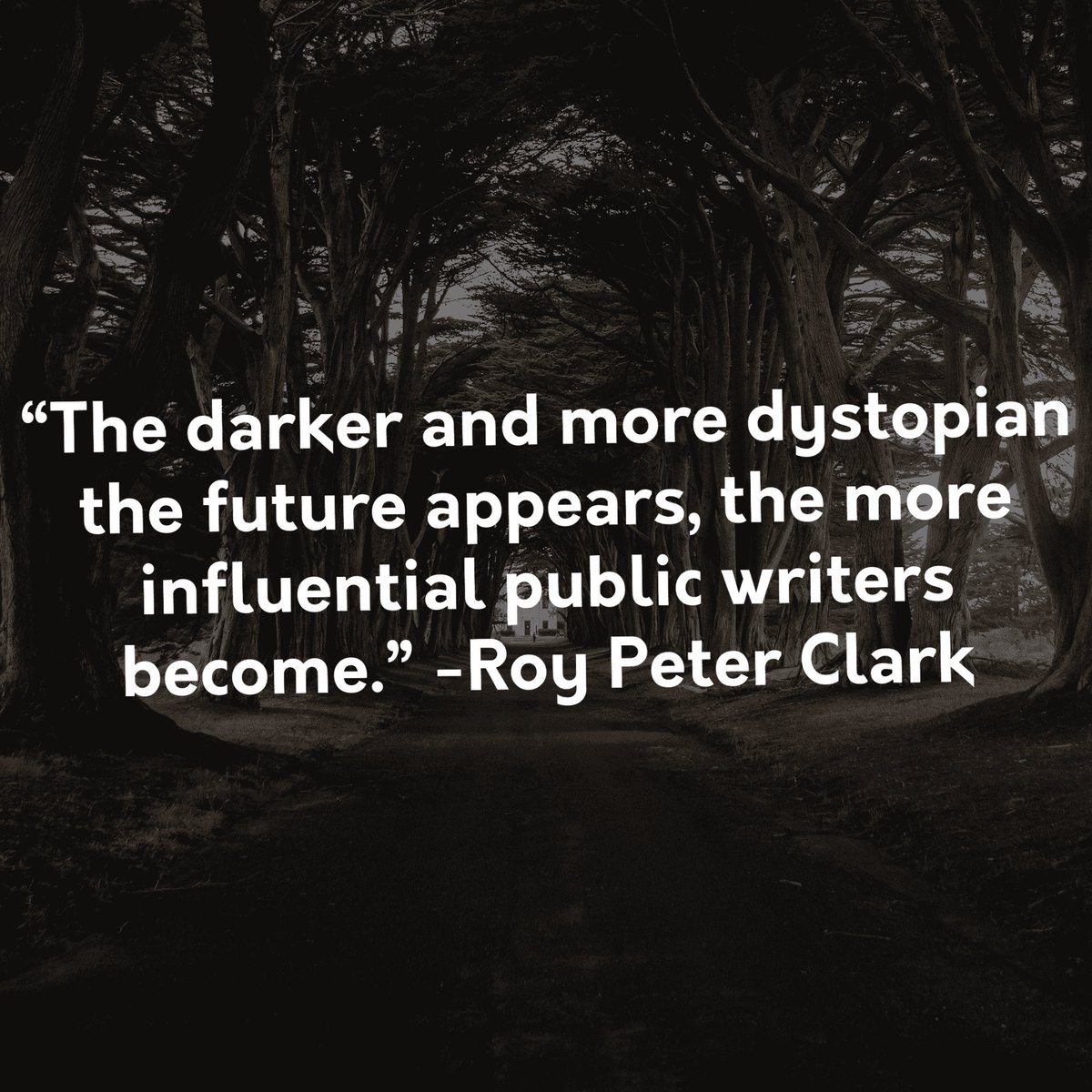 Public writers and public writing are crucial to our extant historical epoch. #publicwriters #publicwriting #amwriting #teachingwriting #writinginstruction #writers #RoyPeterClark