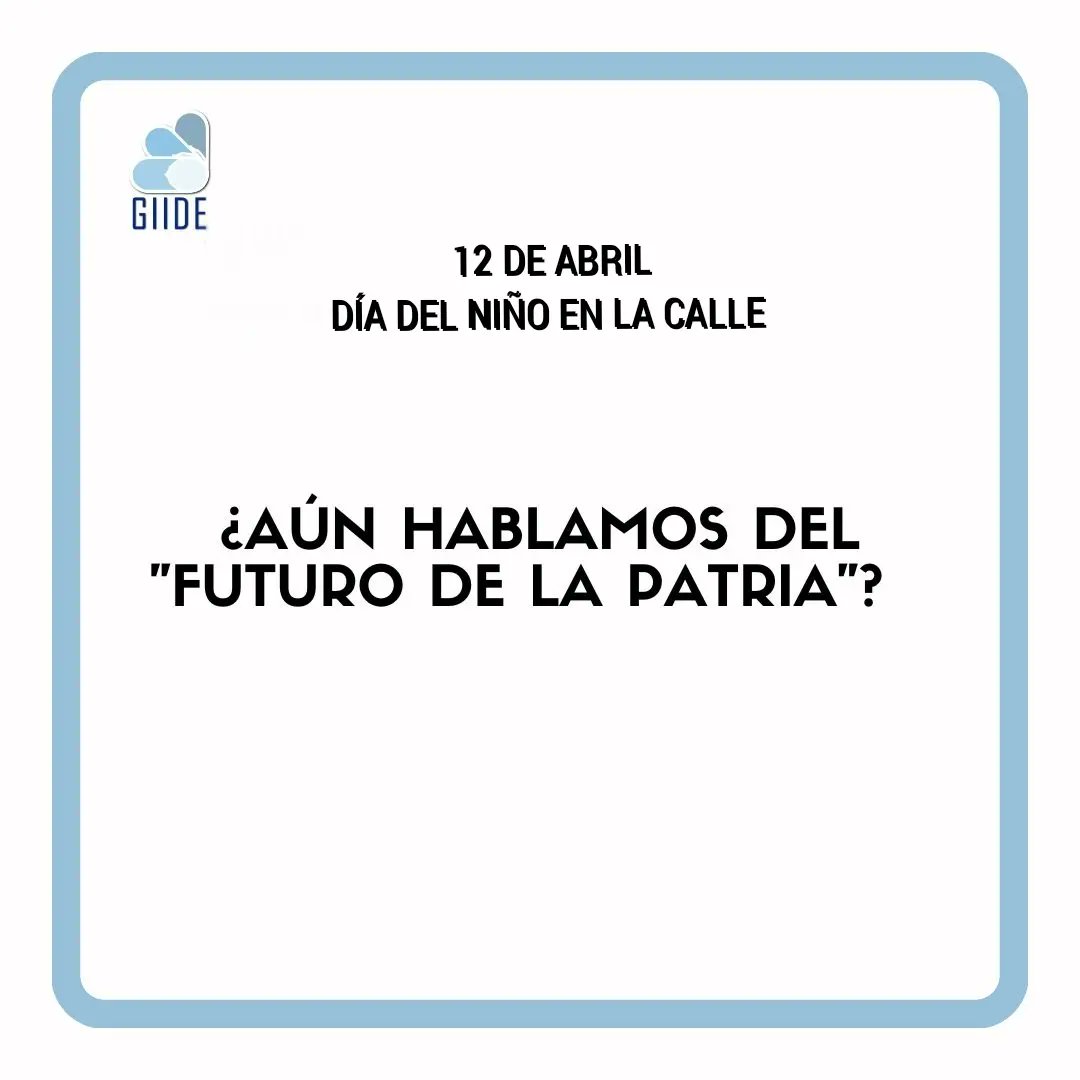 GIIDEcuador's tweet photo. #GIIDEinforma
12 de Abril, Día de los niños en la calle.
Muchos niños/as viven sin poder ejercer algunos de sus derechos, como el acceso a una alimentación adecuada o una vivienda, lo que incrementa el riesgo asociado al fenómeno de las drogas. https://t.co/tybmy2BLCI