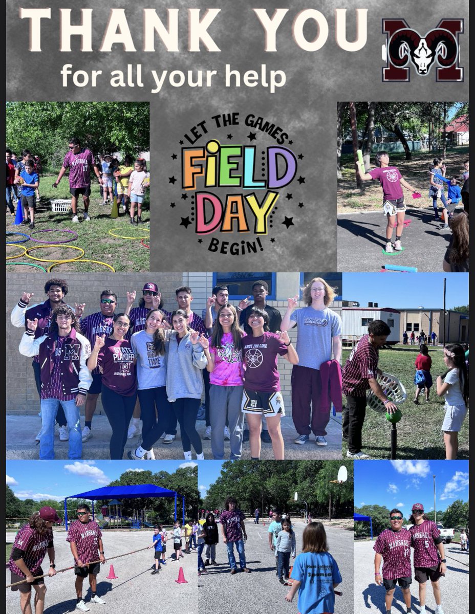 Morenoscub35's tweet photo. Field day 2023 @NISDLeonValley Thank you @JMHS_Rams @CoachTWills &amp; @MarshallRamsVB for your help today.  Thanks Mr. Halle.  Our little lions appreciate you. ❤️ https://t.co/MZrUmUIaWS