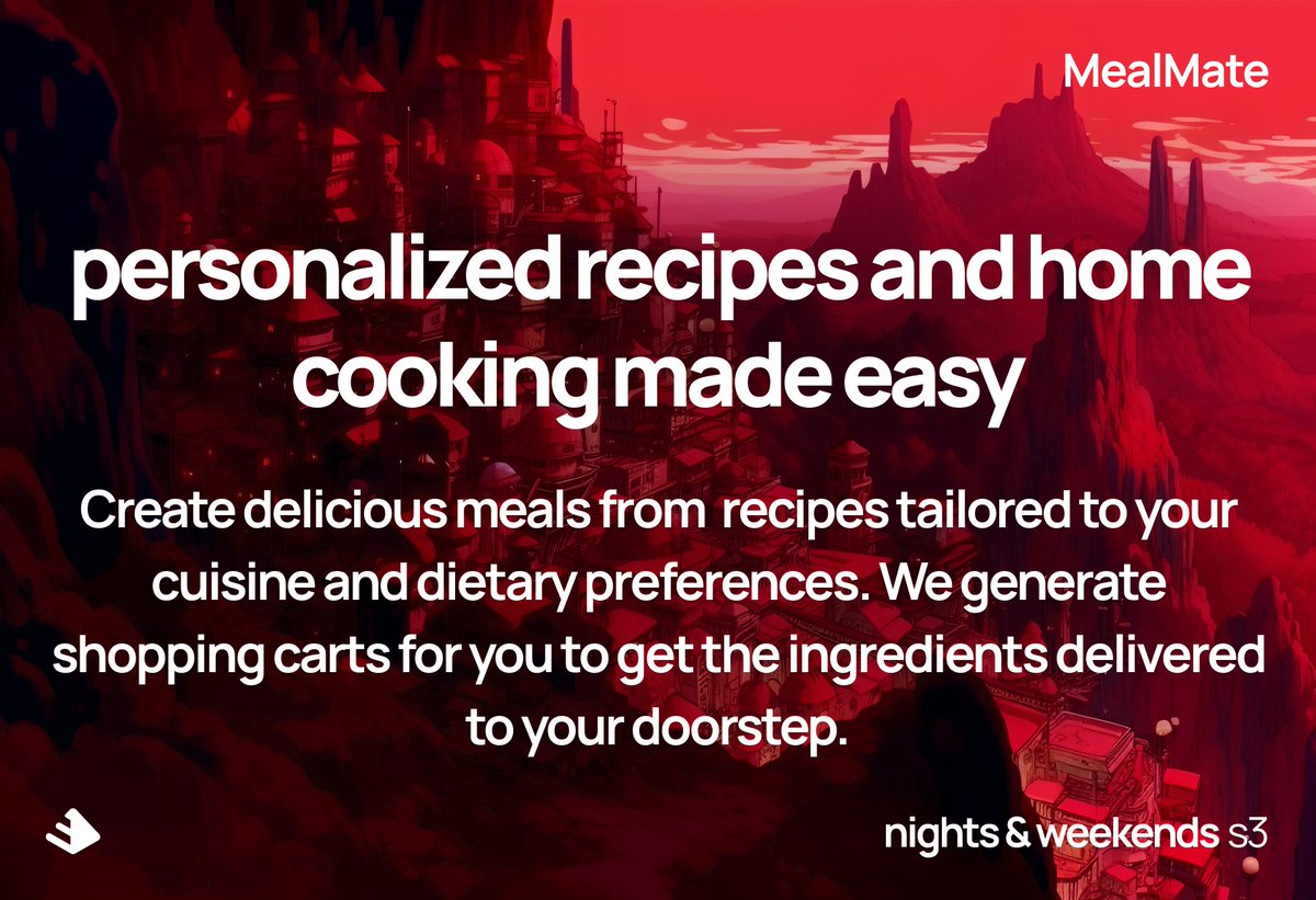 intro_0000's tweet photo. Trying to build an app like HelloFresh and other meal kit services, but much more personalized and flexible 🧑‍🍳🥘
@_buildspace @_nightsweekends https://t.co/xt6B3463DB