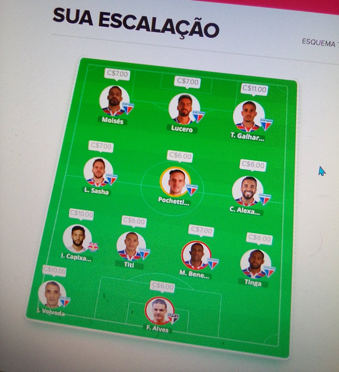 rnsilv04's tweet photo. Falta 2 dias para o mercado no Cartola fechar,
Já Montei meu time sem clubismo 🫠🫠
#FortalezaEC #cartola #Brasileirao #Fec #Memes https://t.co/d2vzZXlaZM
