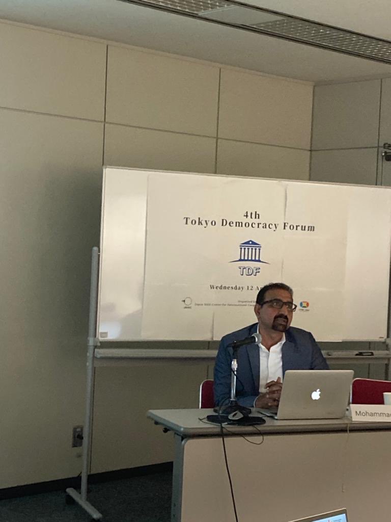 MZRAWAZ's tweet photo. Talked about shrinking civic rights and spaces as an obstacle to achieve inclusive development and human rights for all at #TokyoDemocracyForum2023 @civil7official #Civil7Summit #C7Summit #Tokyo @Awazcds2 @PDA4SDGs @whiteband @Action4SD @Forus_Int @CIVICUSalliance @AnselmoLee https://t.co/4XSbq60owJ