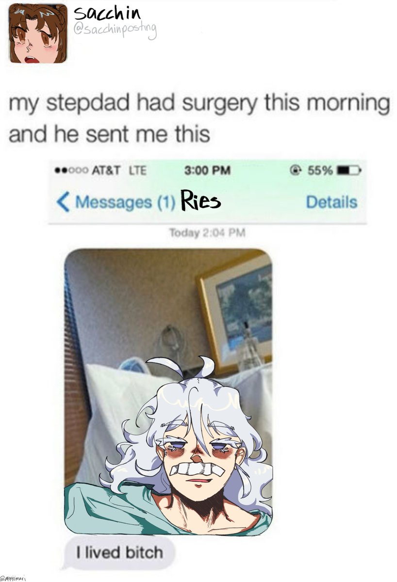 RiesBot's tweet image. He'll have to try harder, Sacchin.

(Thank you @magiimari for the art!)