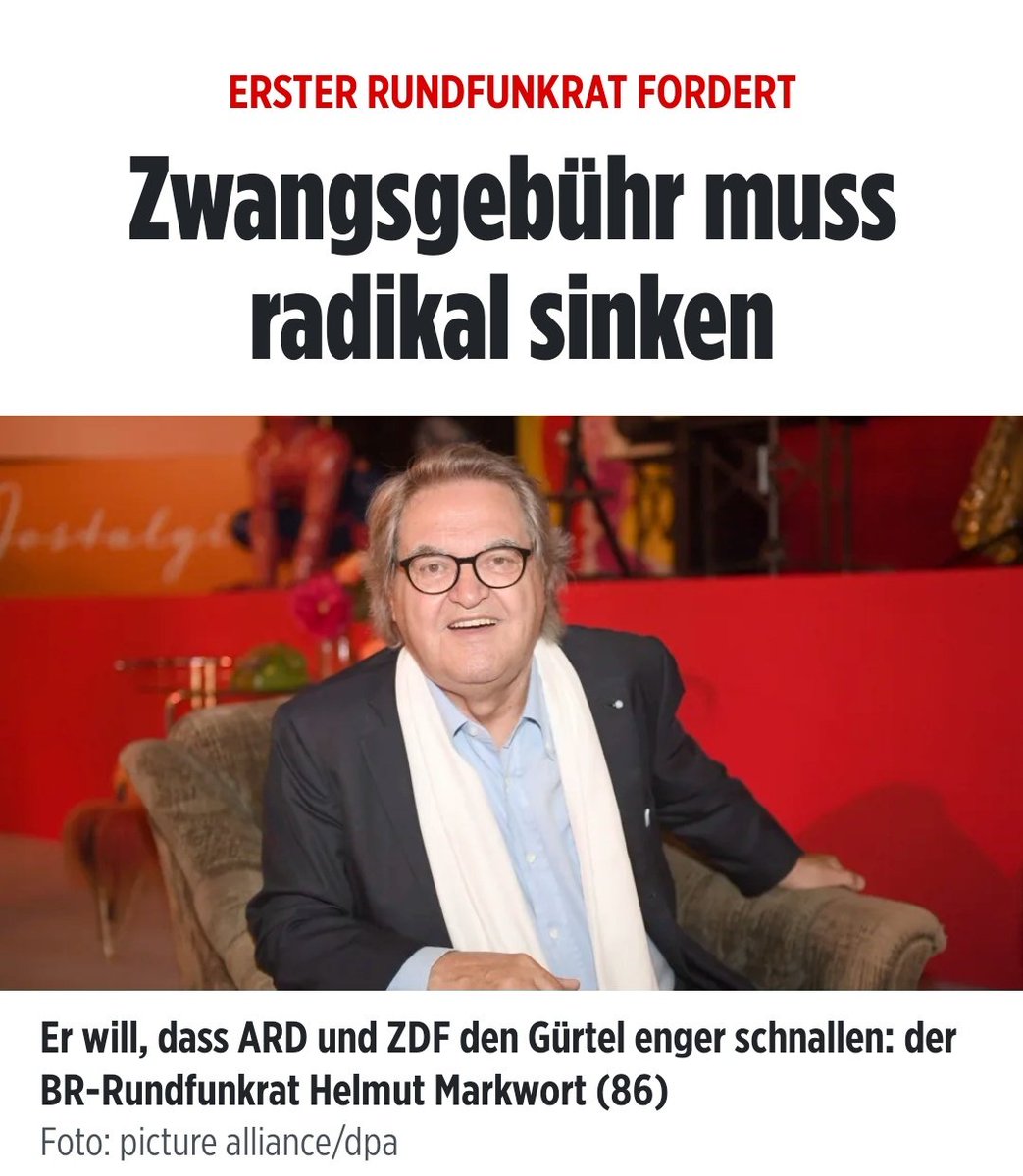 Die #Rundfunkgebuehr gehört komplett abgeschafft. 
#GEZabschaffen 👇

m.bild.de/politik/inland…