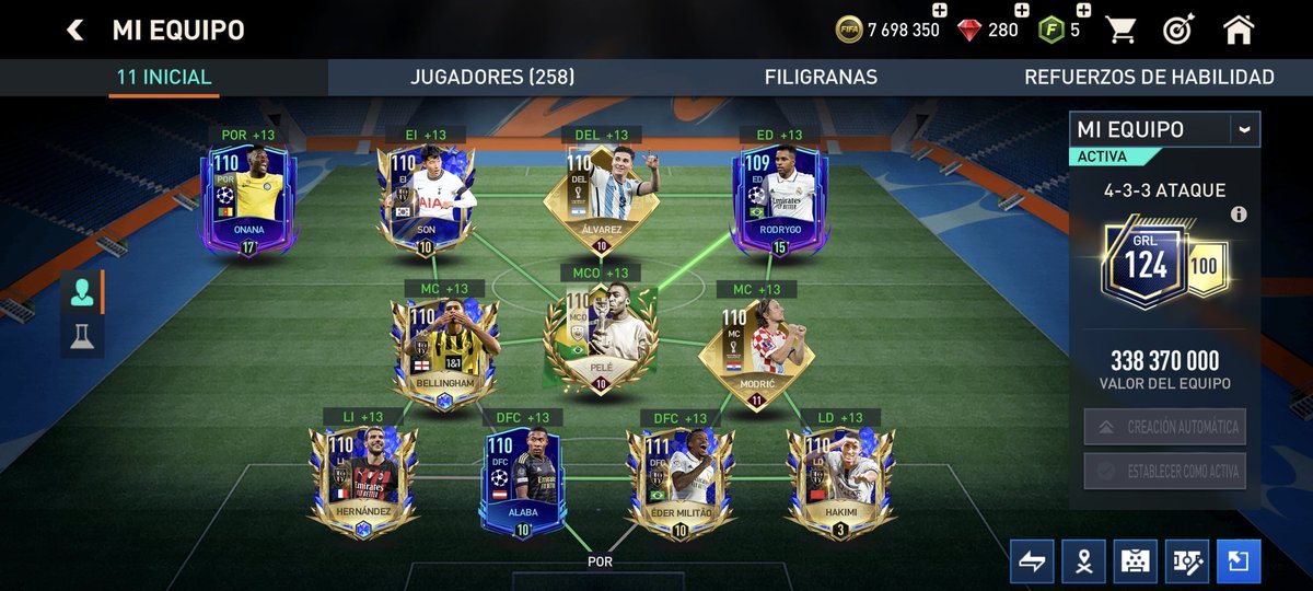 Zack05294_'s tweet photo. @El_PROFE_FIFA Mejorando, a por cierto en estos días cambiare a alaba por rudiger ya luego intentaré cambiar a rodrigo por alguien mejor, usted cual me recomendaría profe? Si no sería tanta molestia xd https://t.co/2vh7LrSpG6