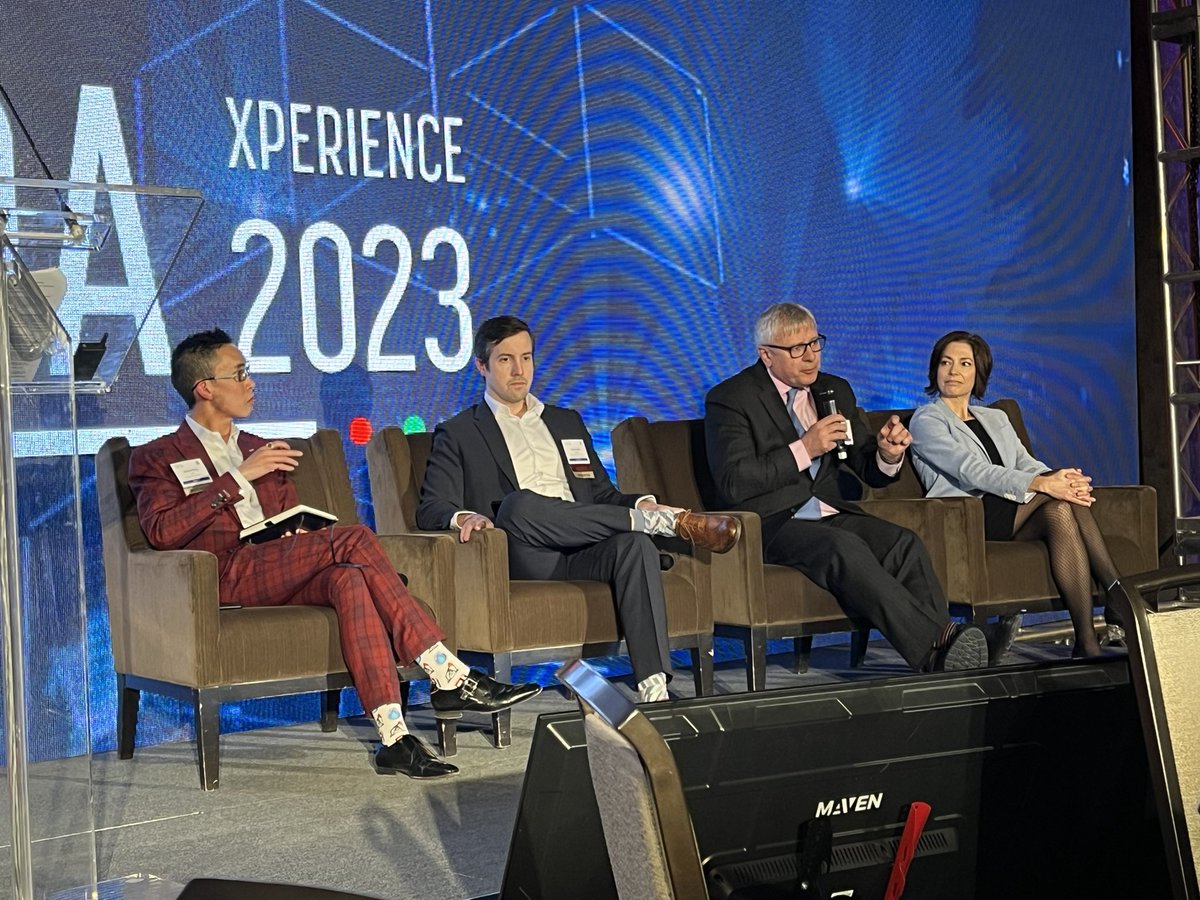 EleanorMiclette's tweet photo. And we are off to a great start with six different industry panels! @edaalberta Xperience2023 in Kananaskis https://t.co/Tdn4gnvbUS
