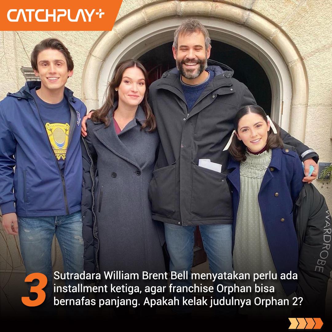 catchplayplusID's tweet image. Pecinta film horor familiar banget dgn karakter #Esther di film #Orphan (2009). Cewek usia 9 tahun ini bikin geger karena ulahnya. Tahun 2022, muncul franchisenya berjudul #OrphanFirstKill. 

Betulkah ini sekuelnya? 
 
Lihat yuk, fakta uniknya dalam angka.