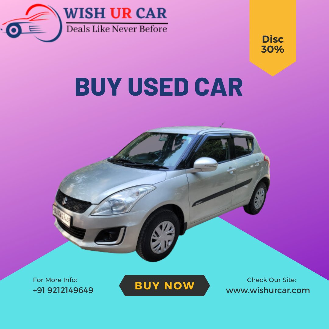 #Wishurcar #Usedcar #Newcar #Salecar #Buycar
2015/SWIFT VDI RS
PETROL/CNG
68,000 KM Driven
1st Owner
Rs. 3,85,000/-
Finance facility available for Delhi/NCR
Click here to view our inventory: wishurcar.com
Please call 9212149649 for any queries