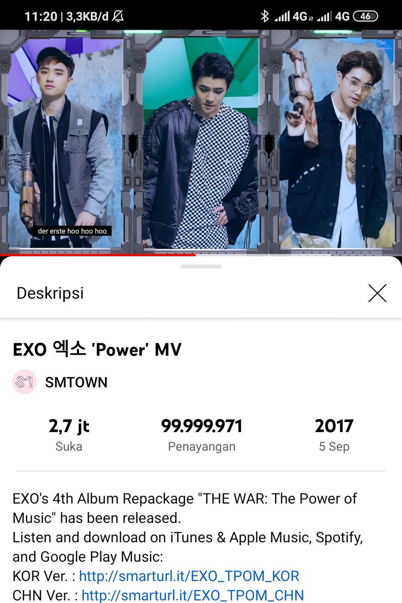 psp_iraz's tweet photo. Kalian jadi viewers ke berapa ges??
Ini gemes bgt cuma kurang 29 doang yuuk gas

#EXO_Power

https://t.co/C3WX4gQZIK https://t.co/Gx4mRkCJsz
