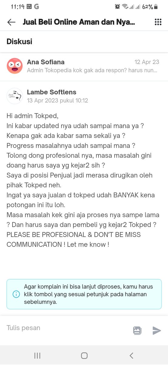 sopiwin's tweet photo. @TokopediaCare gimana ini min @TokopediaCare https://t.co/FfzH7J38iX