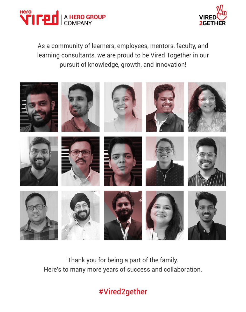 HeroVired's tweet photo. Happy 2 years to @HeroVired !

Thanking each one of you for believing in us!
#Vired2gether #vired #getvired #madeforbigthings https://t.co/ZCAaSXiY7p
