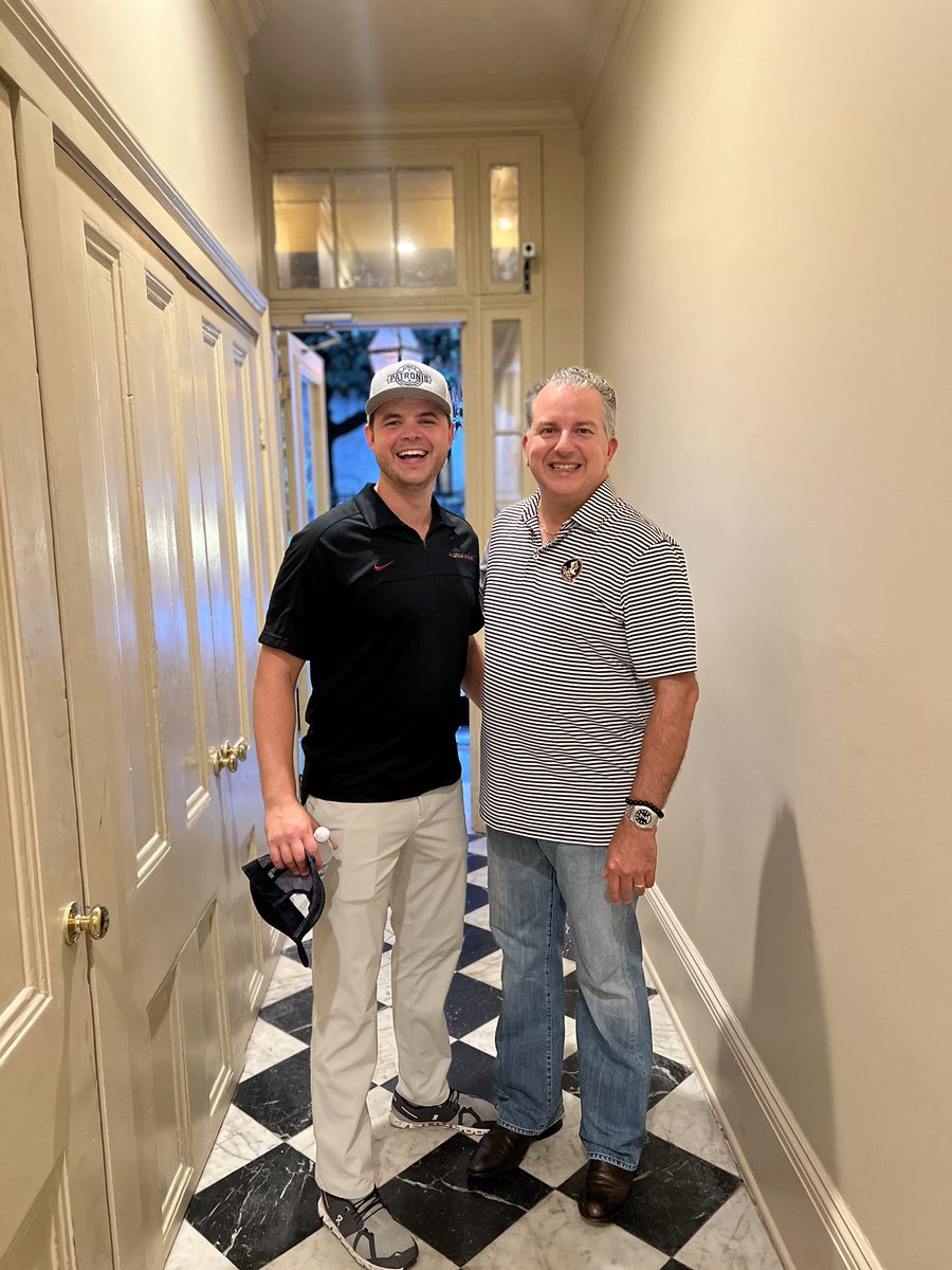 CalebSpencer77's tweet photo. Happy birthday, CFO @JimmyPatronis! Florida is lucky to have you, and so is everyone on team #JoinJimmy. Over the last five years, Iโve learned so much from you, and itโs hard to express how grateful I am for the opportunities youโve given me. Thank you Chief, and have fun today! https://t.co/OIVVrgluyh