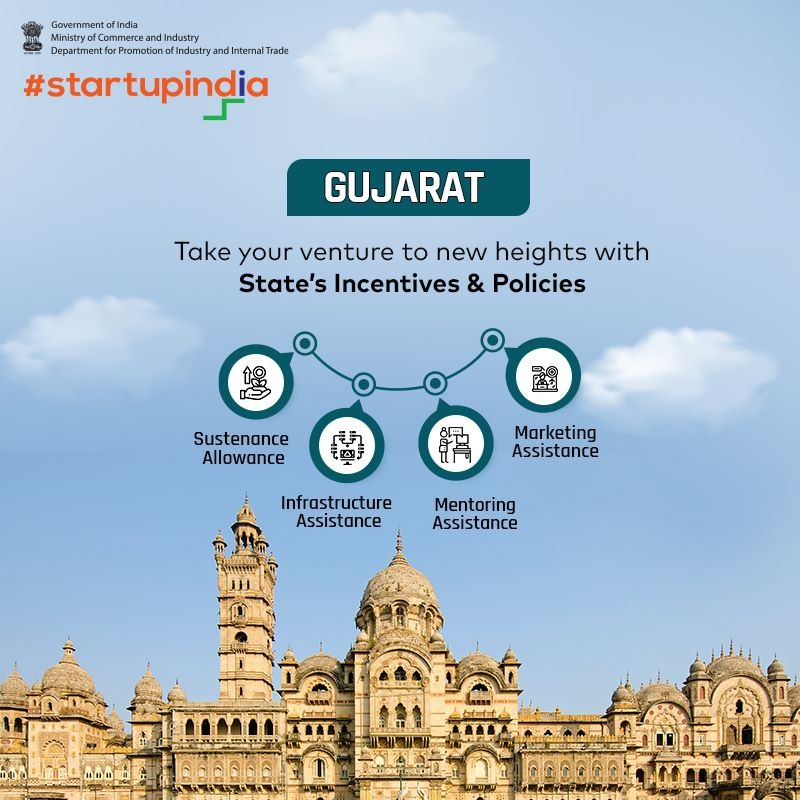 Grow your business with support from Gujarat state government policies & schemes. ​

It is your time to thrive in your #startup journey!​

Explore now: bit.ly/3SQAMD9

#StartupIndia #Gujarat #GujaratEntrepreneur #GujaratStartups #Entrepreneurship