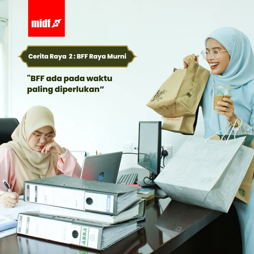 MIDFGroup's tweet image. Cerita Raya MIDF bersambung dengan episod kedua "BFF Raya Murni."  Ketahui apa berlaku pada Murni di laman web berikut: buff.ly/41j4sx0 

 #MIDF #CeritaRayaMIDF