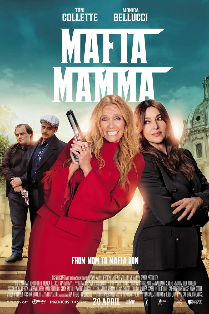 FilmMomatic's tweet photo. #NowWatching MAFIA MAMMA @C_Hardwicke #ToniCollette #MonicaBellucci #TimDaish #GiuseppeZeno #EduardoScarpetta #FrancescoMastroianni #AlfonsoPerugini #SophiaNomvete #GiulioCorso #TommyRodger #52FilmsByWomen https://t.co/VIcgcWkvDb
