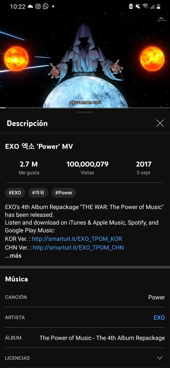 jessyPCY's tweet photo. Después de mucho tiempo, llegó a los 100 Millones, ya no hay canciones alegres y motivadoras como Power 😭😭 Veremos como reacciona el bot, es su primer logro ahora que está siendo eficiente 🥲
#Power100M #EXO @weareoneEXO https://t.co/ywzxiVrgvS