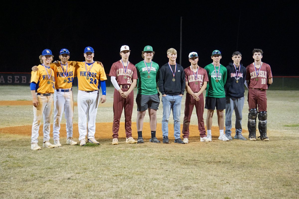 vikings_st's tweet photo. St. Mary’s representing in the Class A All Tournament Team! Congrats @SmilesLandre @landondurbin4 and Luke Heath! https://t.co/R8OVlr9Mo2