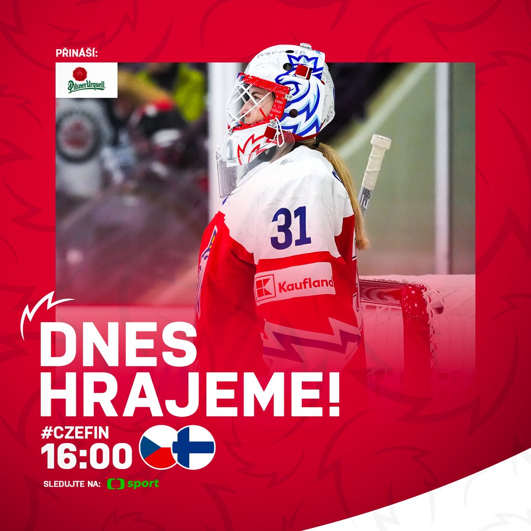 Je tady ČTVRTFINÁLE! 😎 Utkání s Finskem můžete od 16:00 sledovat na @sportCT  🤩🦁 #narodnitymzen #WomensWorlds #CZEFIN