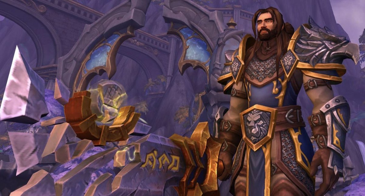 lev_wow's tweet photo. Really loving the human heritage armor. @Warcraft did a fantastic job. @WatcherDev https://t.co/8JTR7vv0je