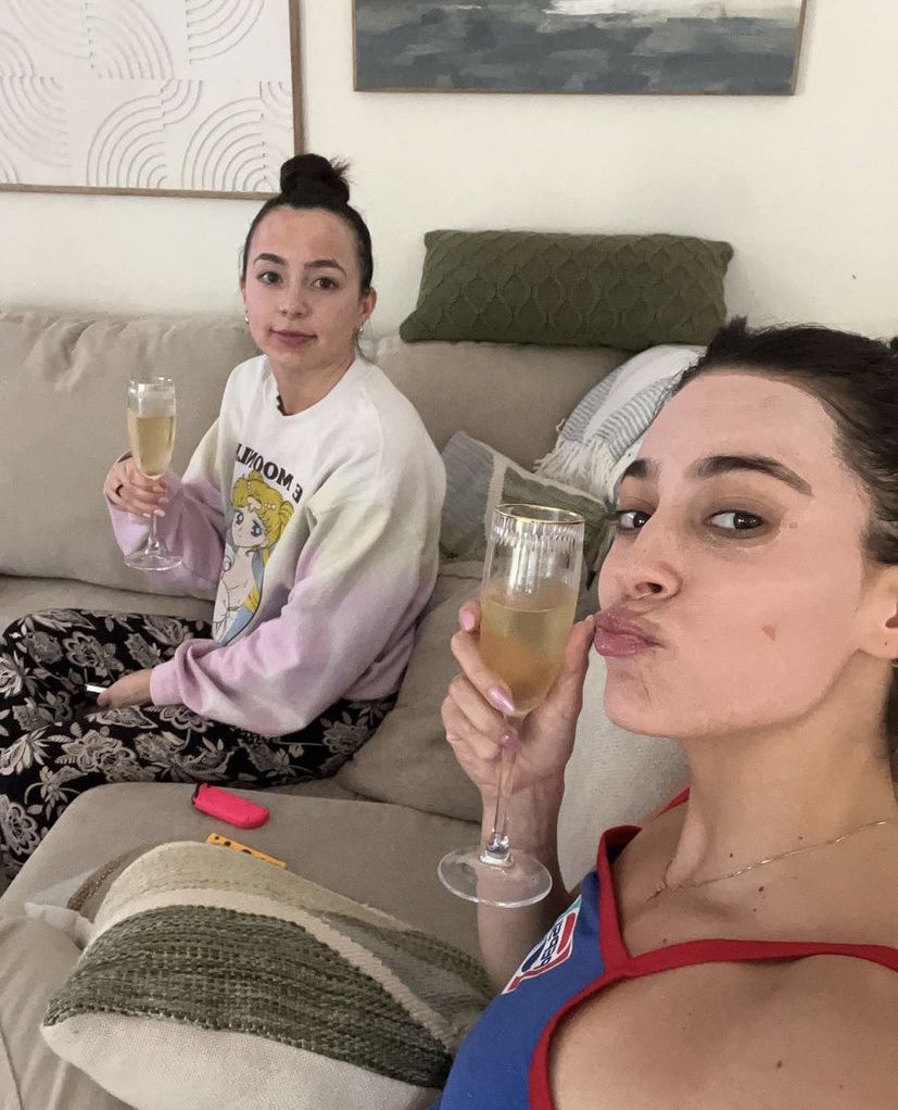yuhmerrell's tweet photo. fine i’ll say it!!! their friendship is cute https://t.co/ZXdFaWdzTb