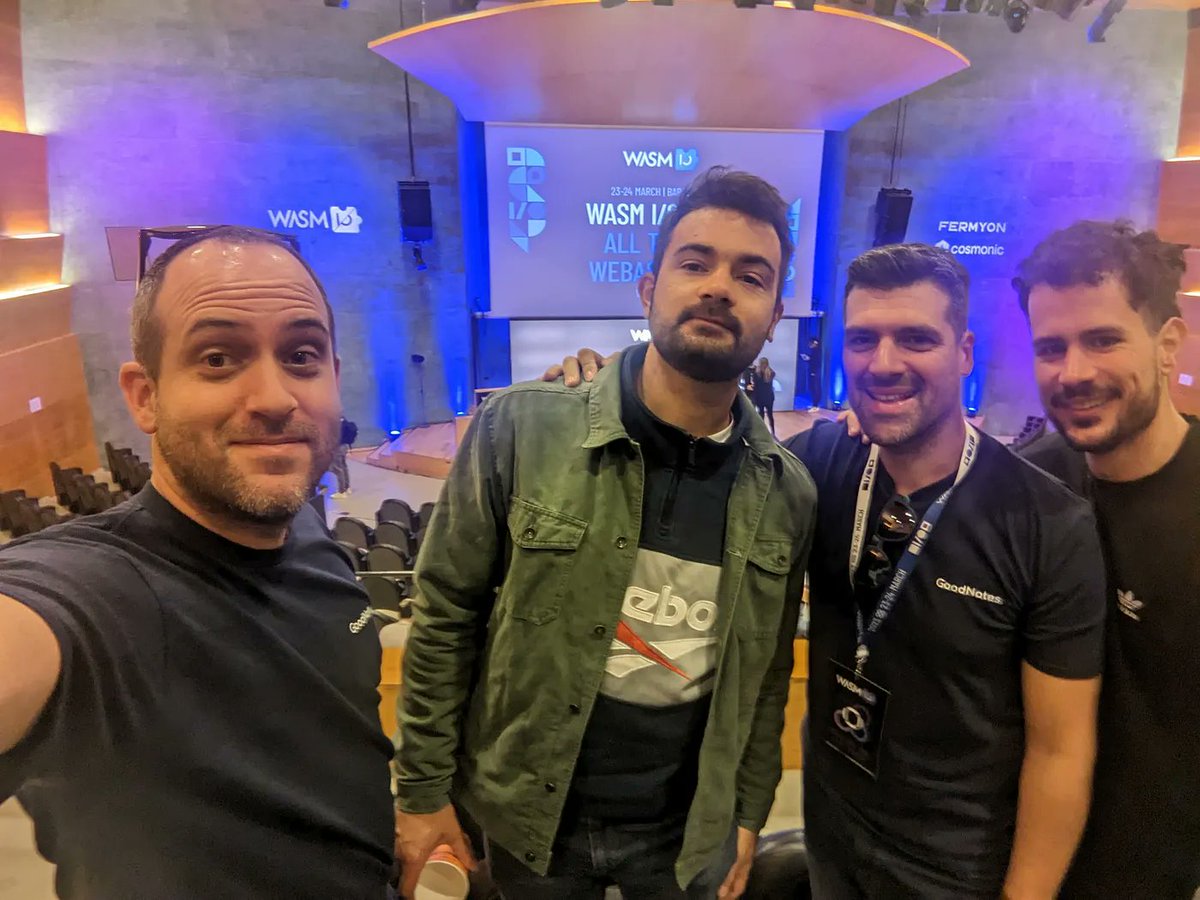 GoodNotesEng's tweet image. Our team had the pleasure to attend the biggest WebAssembly @wasm_io  event in Barcelona to enhance their Web Assembly skills! If you want to know how it went, keep reading now 👇

medium.com/engineering-at…