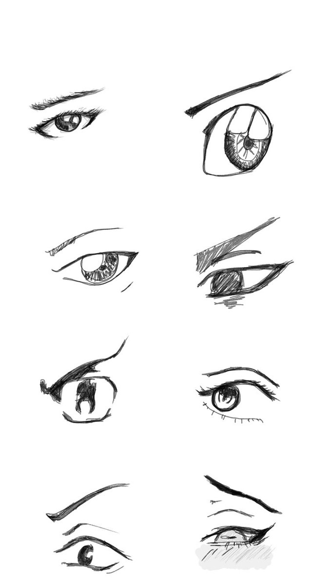 which one do u like? #eyes #freehand #drawing #bored