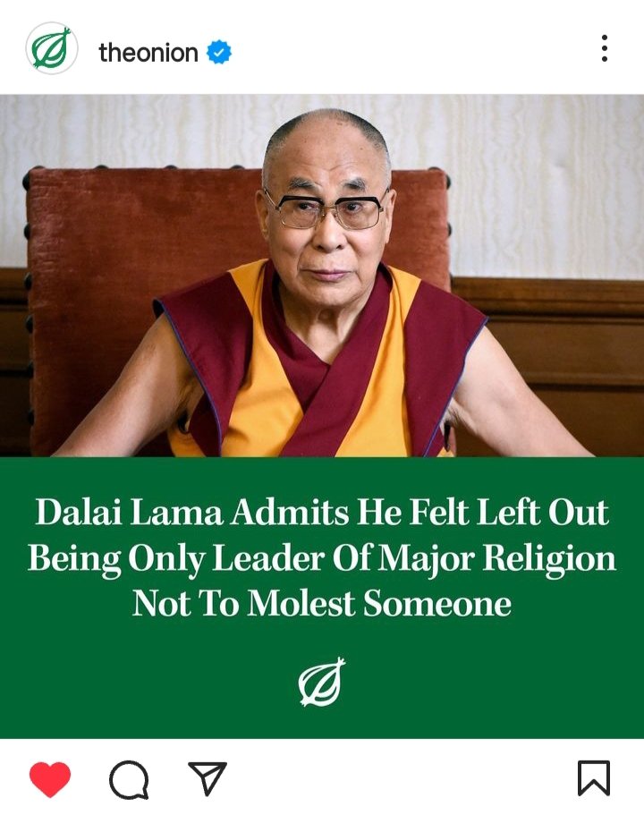 mjneela's tweet photo. 😂😂😂😂😂😂😂😂😂 #DalaiLama and all other religions leaders https://t.co/sJpp1bjazh