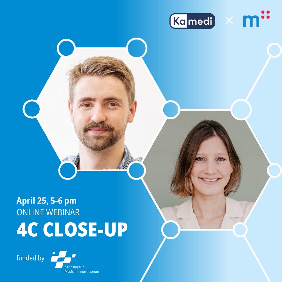 On April 25 our next #4CCloseup webinar will take place. This time it is about #RequirementsEngineering together with Stefan from the Startup Kamedi and MII Startup Coach Henrike – will you join?
 
Sign up here for free: mi-incubator.com/en/events-4c-c…