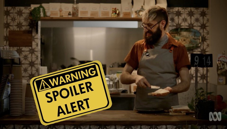 AuntyDonnaBoys's tweet photo. We want to tweet heaps about the show but also we don’t want to ruin it. So we’ve decided to avoid doing any big spoilers until Monday. So if u get all funny about spoilers then this is ur warning to watch all 6 eps before then. #AuntyDonnasCoffeeCafe https://t.co/MkaKG5Kn6i