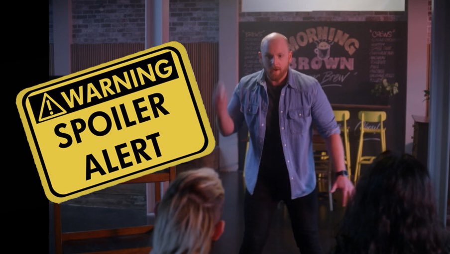 AuntyDonnaBoys's tweet photo. We want to tweet heaps about the show but also we don’t want to ruin it. So we’ve decided to avoid doing any big spoilers until Monday. So if u get all funny about spoilers then this is ur warning to watch all 6 eps before then. #AuntyDonnasCoffeeCafe https://t.co/MkaKG5Kn6i