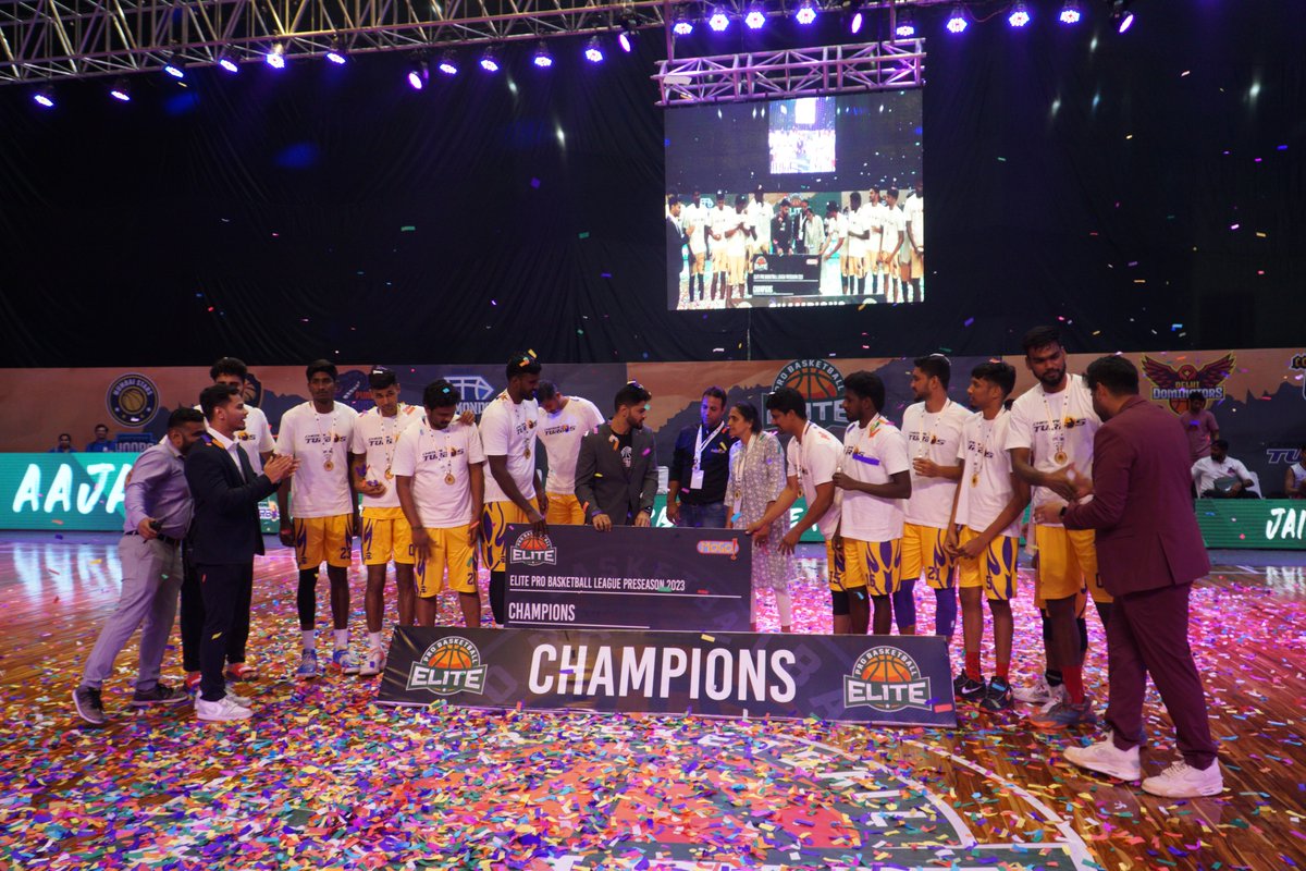 epblindia's tweet photo. Welcome to the Future of Indian Basketball! 
From the NBA in the States to the EPB in India, a new empire is in the making. Never before has a winning team walked home with a prize money of Rs 10 Lakh in a Pre-season. The main season only promises to get bigger and better! https://t.co/xOwczC5ivb