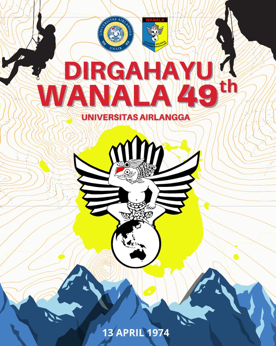 [HUT WANALA KE 49]

Selama 49 tahun berkiprah, Wanala telah mengukir banyak cerita dan meninggalkan jejak langkahnya di setiap penjuru. 

Semoga Wanala Unair dapat terus menjelajah, berkarya dan menyebarkan ilmu seluas-luasnya. 

WANALA!
VIVA WANALA!
TABAH SAMPAI AKHIR!