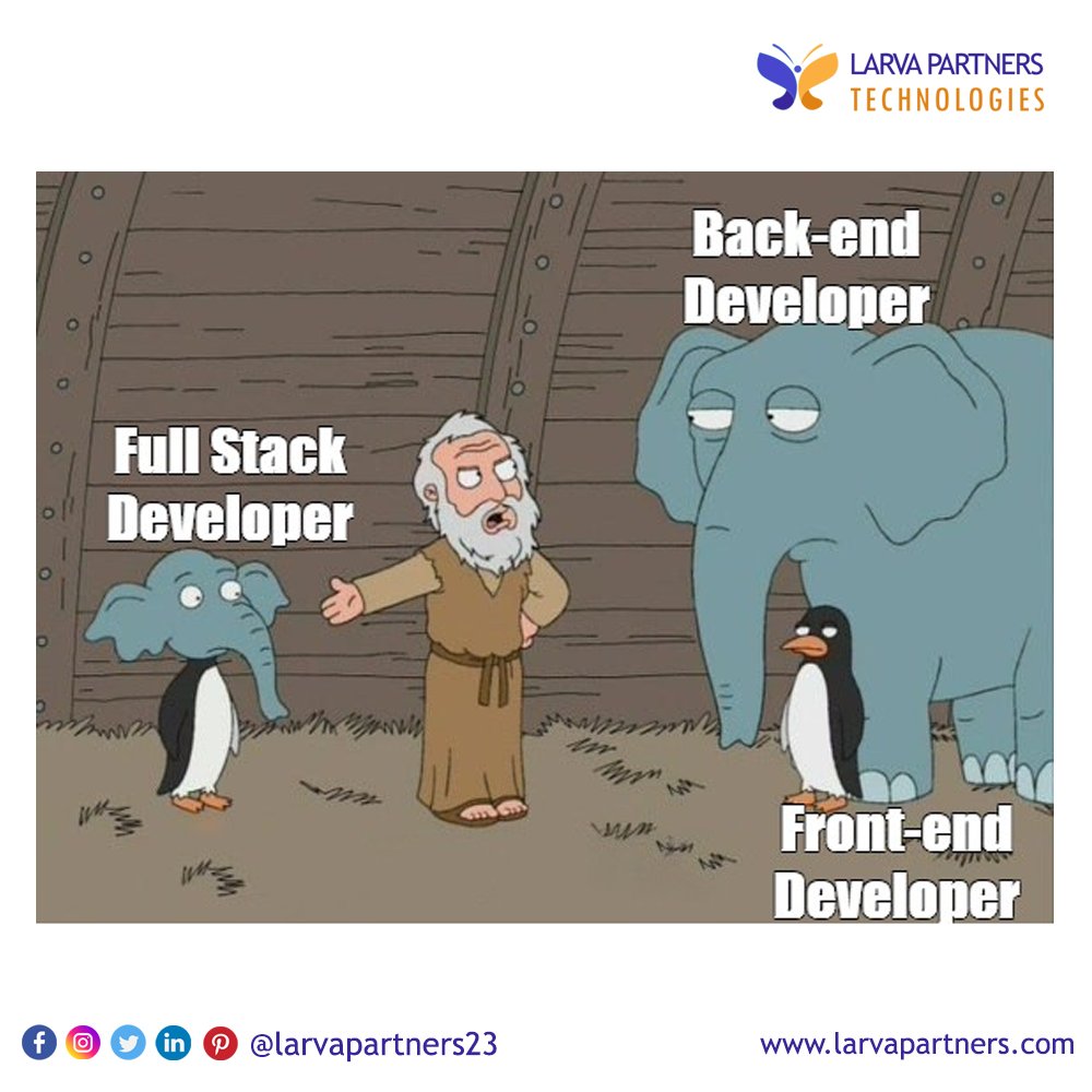 LarvaPartners23's tweet photo. Fullstack Developer 😂🤣

#backenddeveloper #frontenddeveloper #programming #fullstackdeveloper #webdeveloper #developer #backend #codingmemes #frontend #androiddeveloper #programmingmemes #larvapartners #larvapartnerstechnologies #ecommercedevelopment #digitalmarketing https://t.co/NIDPfBTvrp