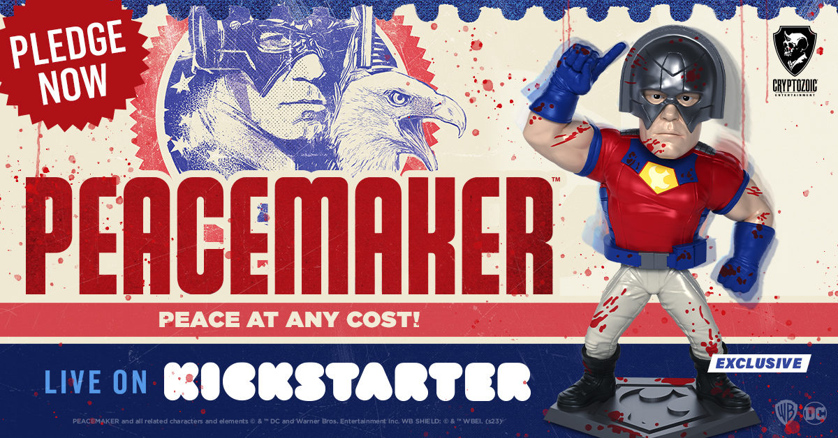 bleedingcool's tweet image. ICYMI: #CryptozoicEntertainment asks the age-old question of, "Do ya really wanna taste it?” with their new #Kickstarter campaign with #DCComics #Peacemaker  dlvr.it/SmPg56