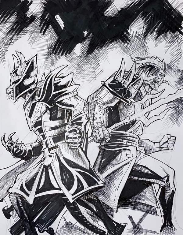 WaywardCrossArt's tweet photo. D&D commission from back at Lexington Comic and Toy Con. #dungeonsanddragons #DungeonsAndDragonsMovie #DnD #sketch #frawing #art https://t.co/rCNt6bHBl3