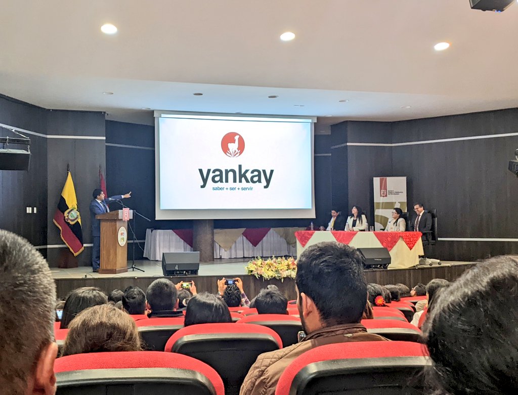 EspochRio's tweet photo. El nuevo sistema académico ha sido denominado "yankay" una palabra compuesta por dos términos kichwa
que representan la razón de ser de la @EspochRio #Yankay 

Yachay: saber
Llankay: ser y servir https://t.co/znRYKNJsvj