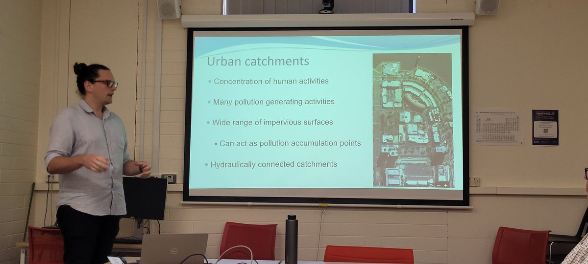 Fiona Dyer (@fionadyer) on Twitter photo Today's @UC_CAWS seminar is <a href="/JoeyOConnellUC/">Joseph O'Connell</a> confirmation seminar. Investigating urban water quality. <a href="/rod_ubrihien/">Rodney Ubrihien</a> <a href="/UCSciTech/">UC Faculty of Science and Technology</a> @ProfRossatUC Today's @UC_CAWS seminar is <a href="/JoeyOConnellUC/">Joseph O'Connell</a> confirmation seminar. Investigating urban water quality. <a href="/rod_ubrihien/">Rodney Ubrihien</a> <a href="/UCSciTech/">UC Faculty of Science and Technology</a> @ProfRossatUC