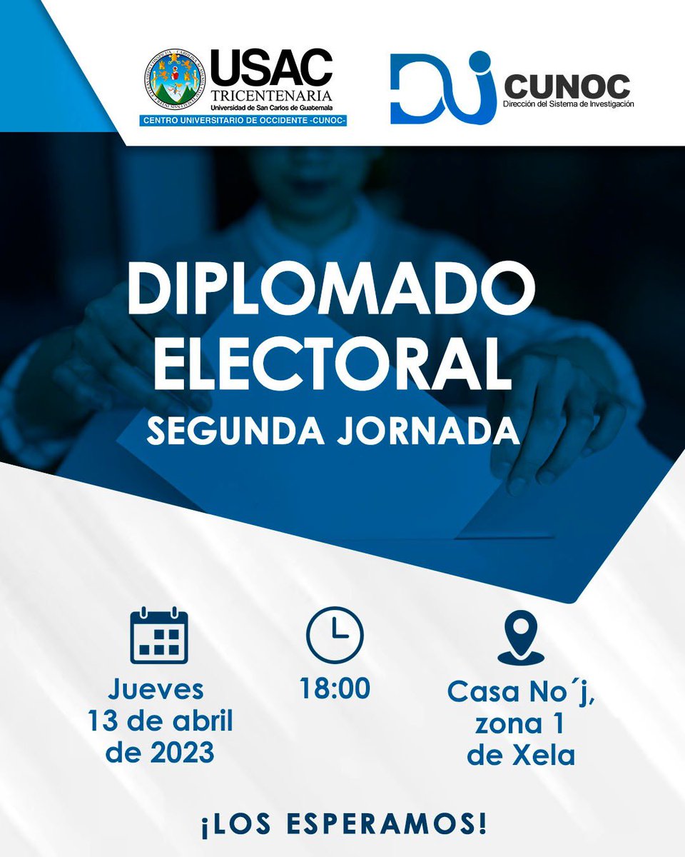 dicunoc's tweet photo. SEGUNDA JORNADA DEL DIPLOMADO ELECTORAL https://t.co/RnFKn6CwqI