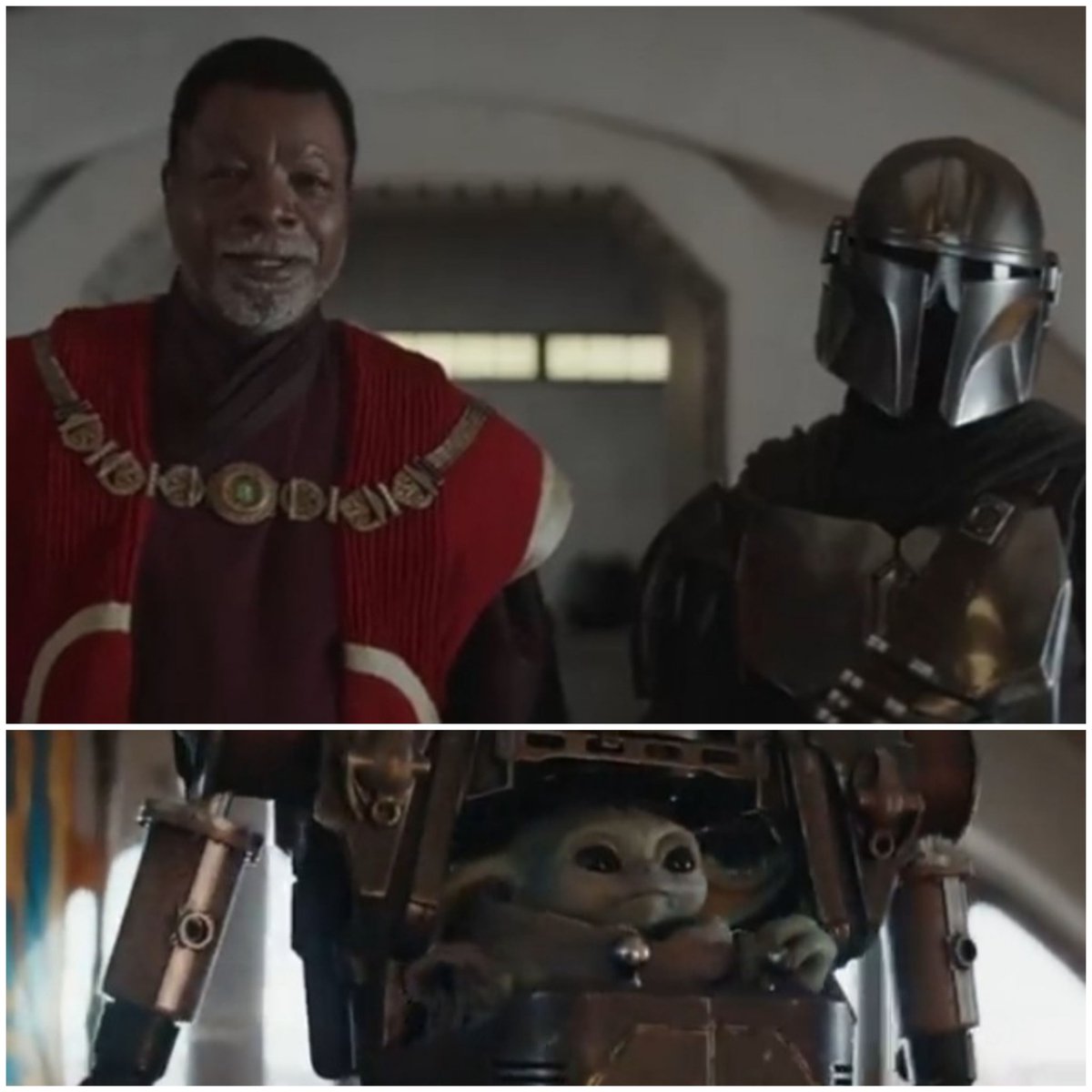 gar_serim's tweet image. *confused dad and amused uncle watch Grogu wreak havoc* 😳😂
#TheMandalorian
#chapter23 #Grogu #GreefKarga #DinDjarin #StarWars