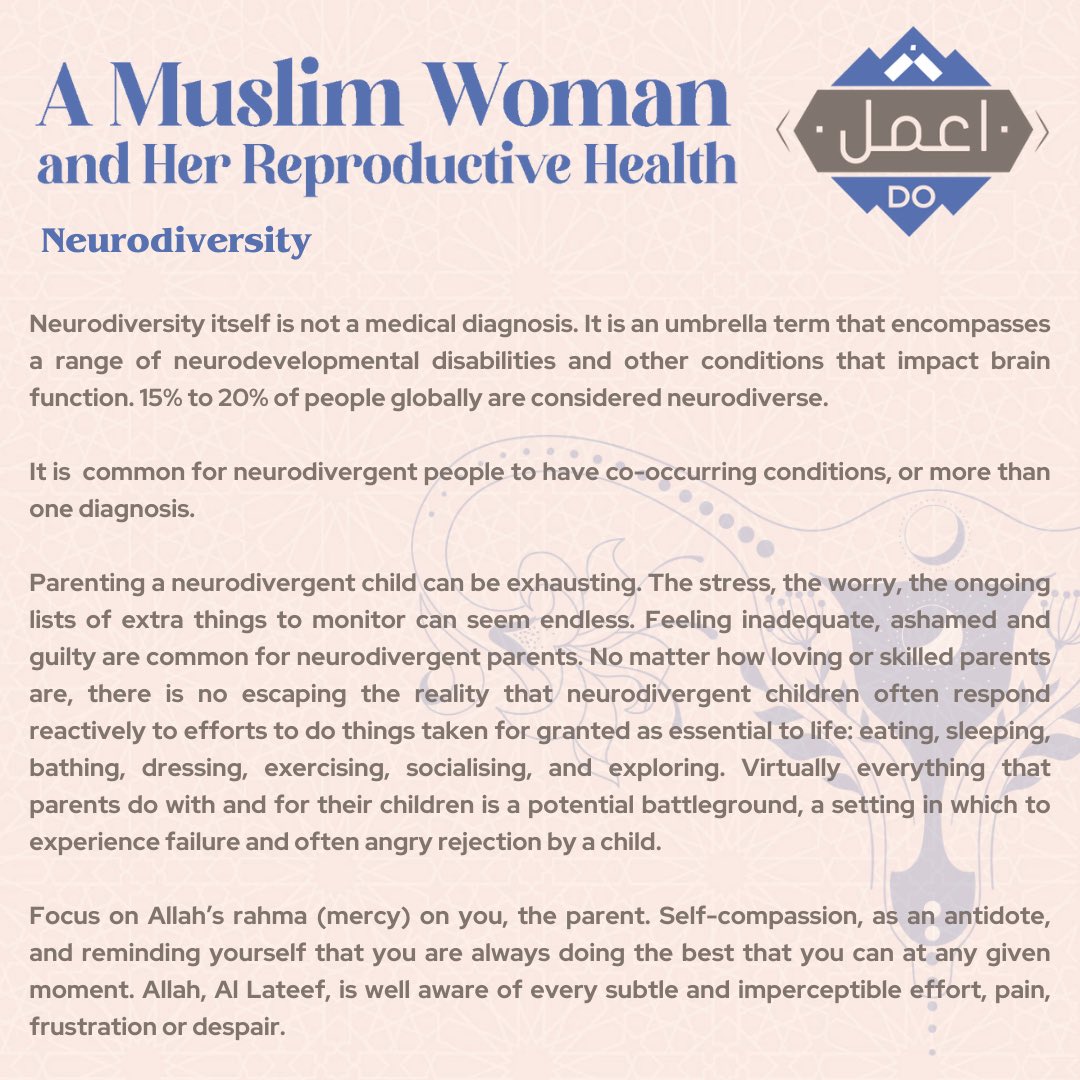 dolearningZA's tweet photo. 21. Neurodiversity
#DoLearning #MuslimWoman #RamadanSeries https://t.co/lIHz9eh5ue