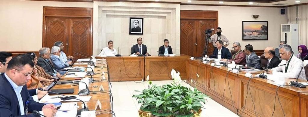 ficcibd's tweet photo. Fifth Japan-Bangladesh Public Private Joint Economic Dialogue (PPED) was held online on 11th April 2023. Bangladesh delegation participated from the conference room of the Prime Minister's Office. See more: https://t.co/1UHKuBaN0U https://t.co/pvMgzXIdrS