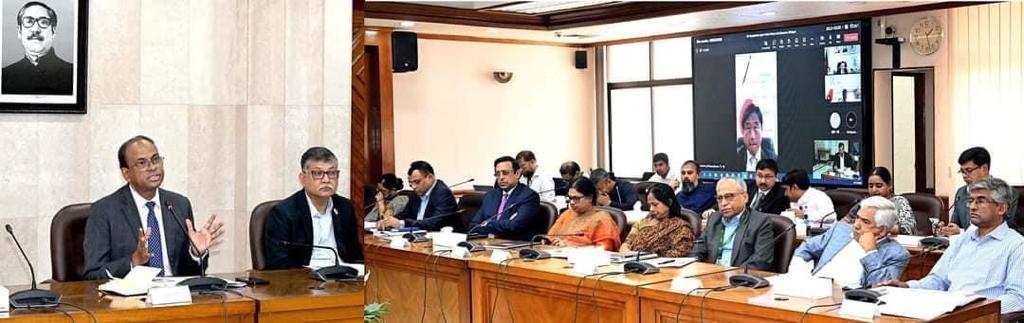 ficcibd's tweet photo. Fifth Japan-Bangladesh Public Private Joint Economic Dialogue (PPED) was held online on 11th April 2023. Bangladesh delegation participated from the conference room of the Prime Minister's Office. See more: https://t.co/1UHKuBaN0U https://t.co/pvMgzXIdrS