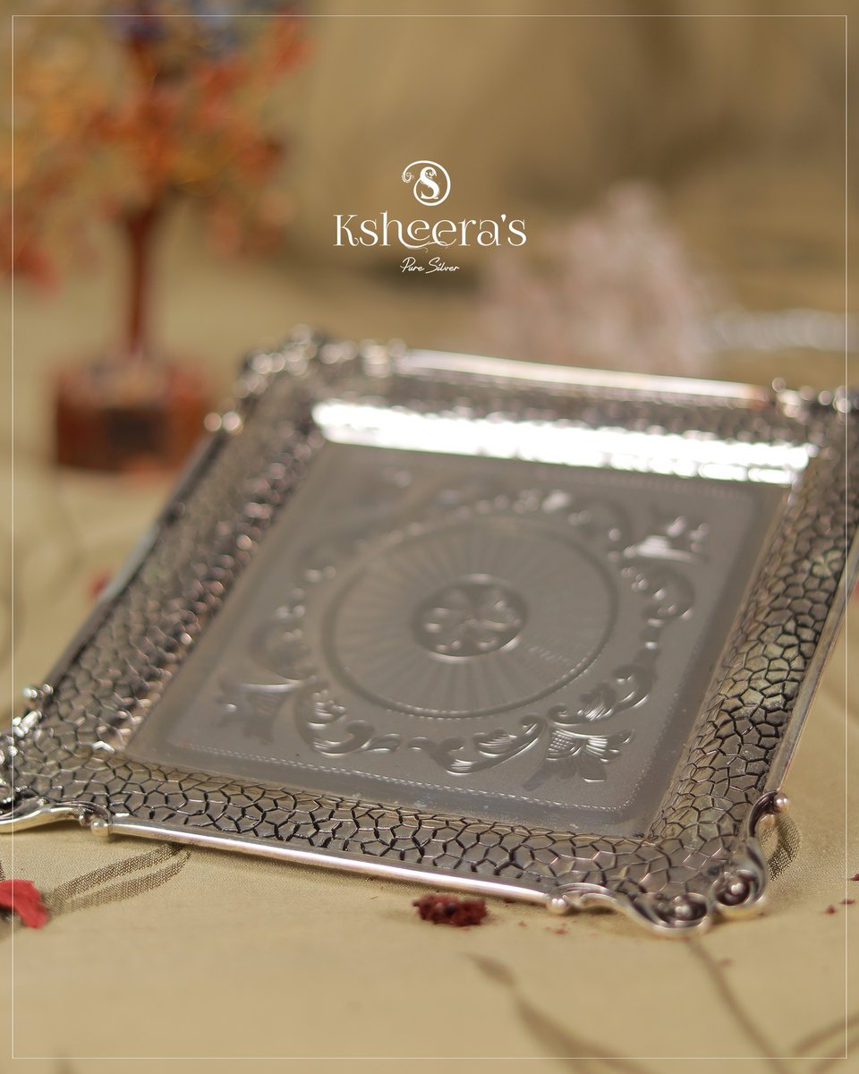 KsheerasJ's tweet image. You will fall in love with the minute detailing our accessories possess.

𝐊𝐬𝐡𝐞𝐞𝐫𝐚’𝐬 𝐒𝐢𝐠𝐧𝐚𝐭𝐮𝐫𝐞 𝐢𝐧 𝐒𝐢𝐥𝐯𝐞𝐫!!!

#silver #puresilver #plate #silverplate #pooja #poojaitems #silveritems #silveraccessory #silveraccessories #ksheeras #ksheeraspuresilver