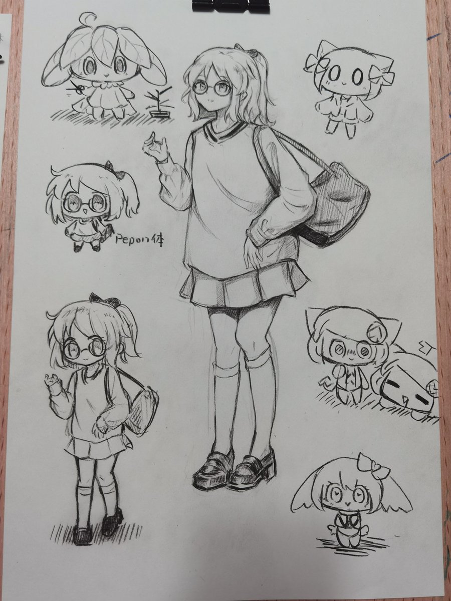 comqqaff's tweet photo. #PPYFanart #PPY_OC 美术课上的摸鱼 https://t.co/eNhLhImk1u